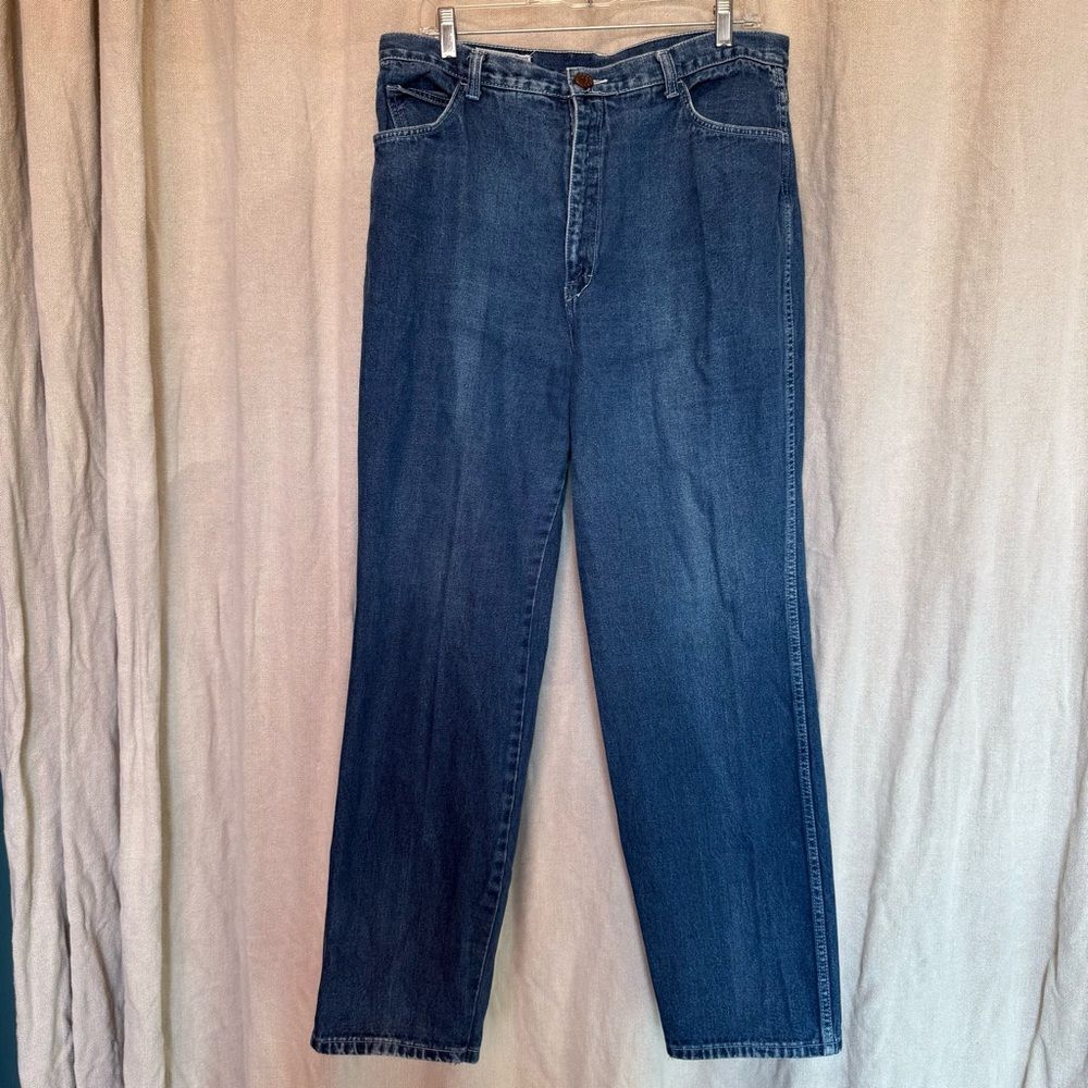Vintage Montgomery Wards Denim Jeans High Rise Waist 34" Inseam 30"